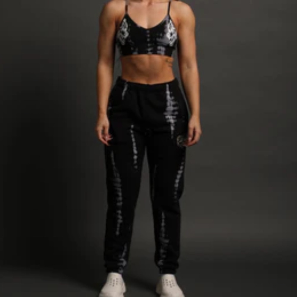 Respect Us V3 She Post Lounge Sweats in Black/Norse Purple Serpent